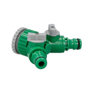 Adaptador Manguera Plastico 3/4 - 1" Hembra con 2 tomas Blister