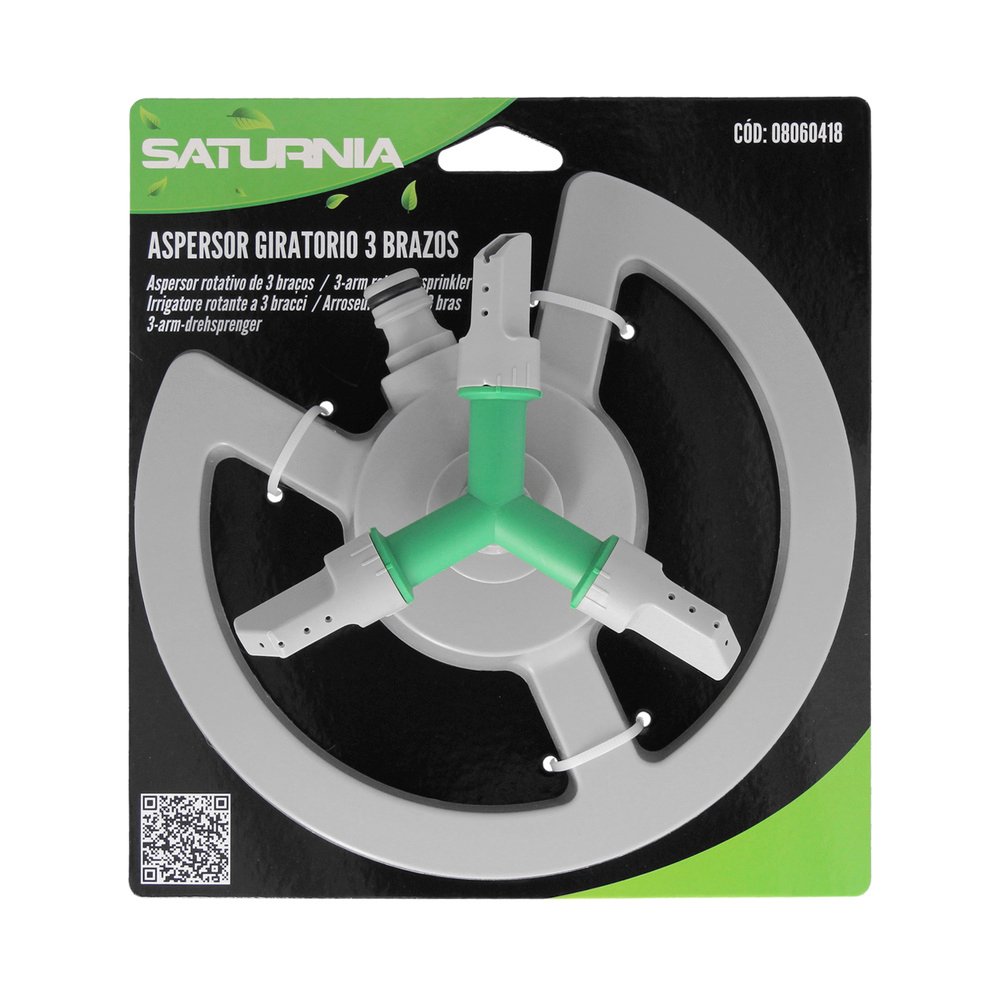 Aspersor Plastico Giratorio 3 Brazos. - Imagen 4