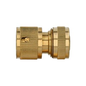 Conector Manguera Con FunciÃ³n STOP Fabricado en Laton 1/2" Hembra, Adaptador Grifo, Conector Grifo A Conector Rapido