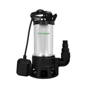 Bomba Aguas Sucias Sumergible Inoxidable 1.300 W. 25.000 lts/hora, Profundidad 7 Mts, ElevaciÃ³n 11 mts. Particulas max. Ã˜ 38 mm.