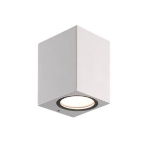 Lampara Aplique Cuadrado GU10 IP65 Color Blanco Aplique Techo, Luz JardÃ­n, LÃ¡mpara JardÃ­n, Luz Exterior, Aplique JardÃ­n