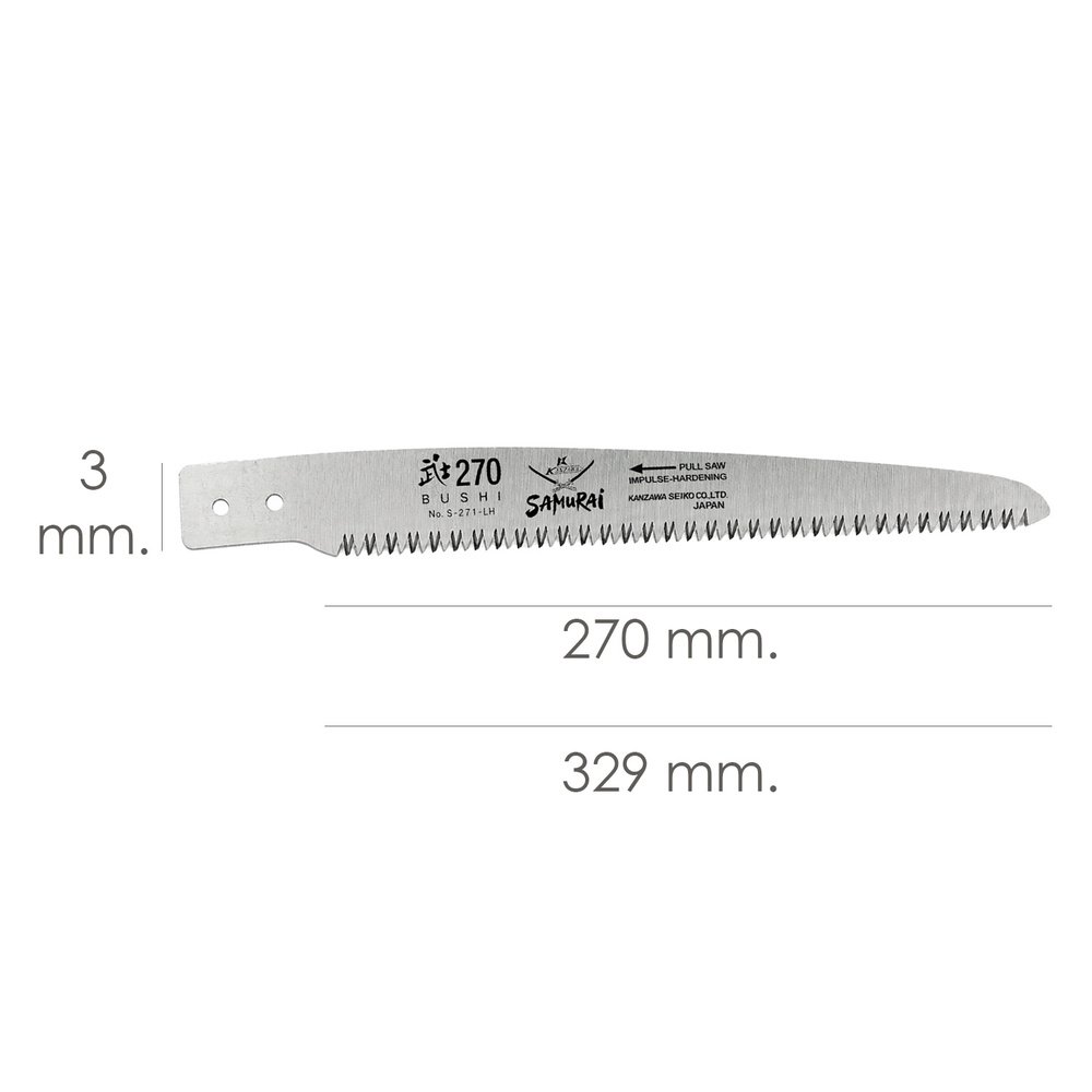 Hoja Recambio Serrucho Samurai JS 270 mm. - Imagen 2