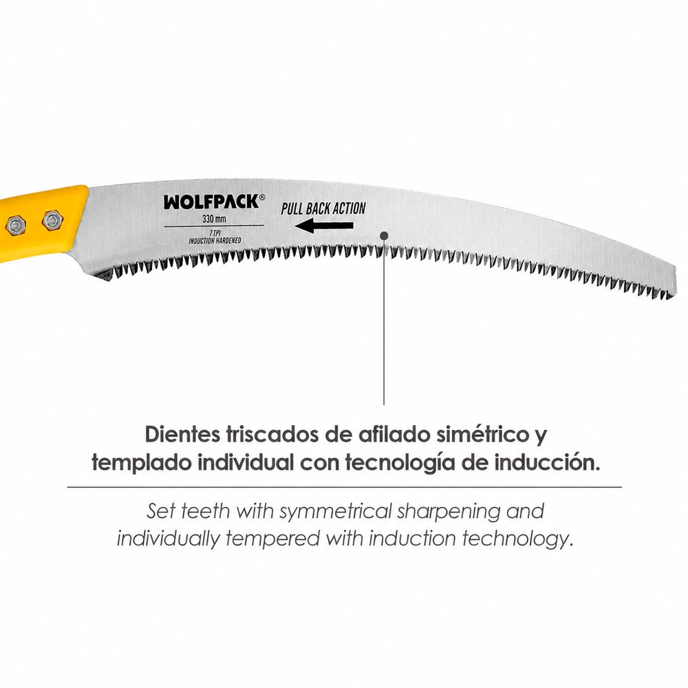 Serrucho Podar Curvo Mango TPR JD 330 mm. - Imagen 4