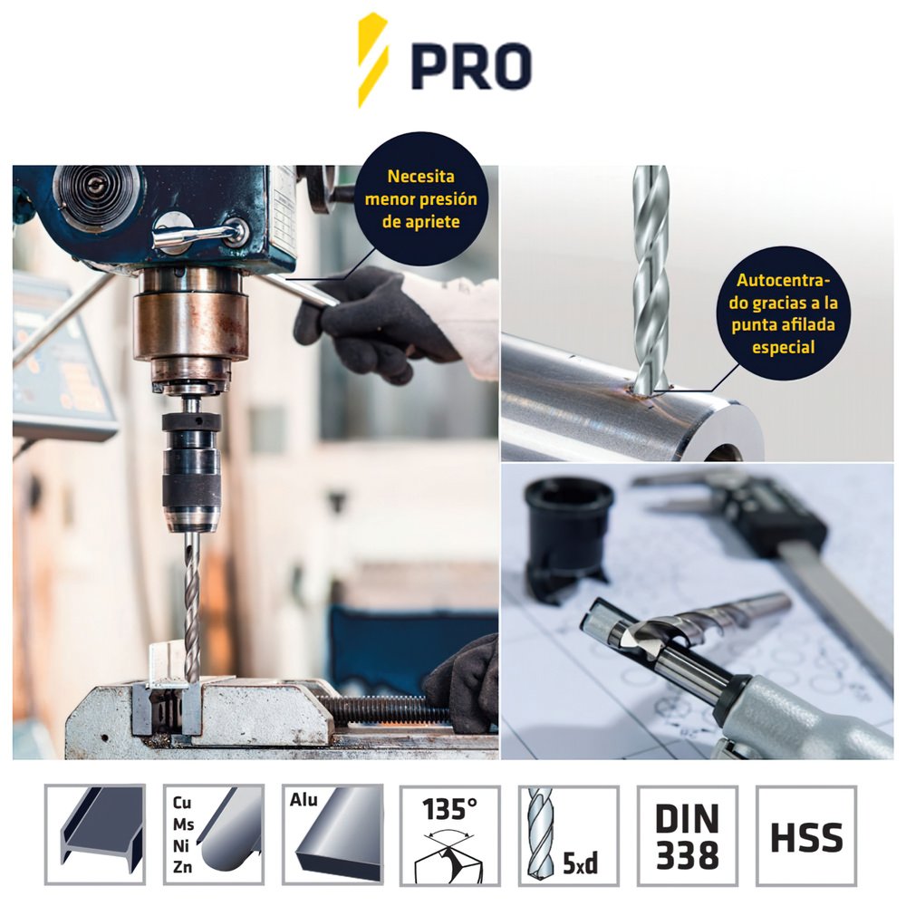 Broca Alpen Hss Pro 12,00 mm. - Imagen 3
