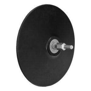 Plato Taladro Nylon Ã˜ 125 mm. Con Espiga Ã˜ 6 mm. Disco PlÃ¡stico Para Bonete