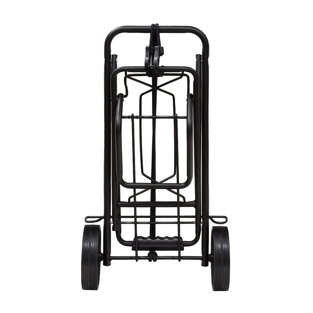 Carretilla Plegable Metalica De Carga - Porta Maletas Con Cuerda Elastica 93,5x33x44 cm. Carro De Transporte 50 Kg. - Imagen 4