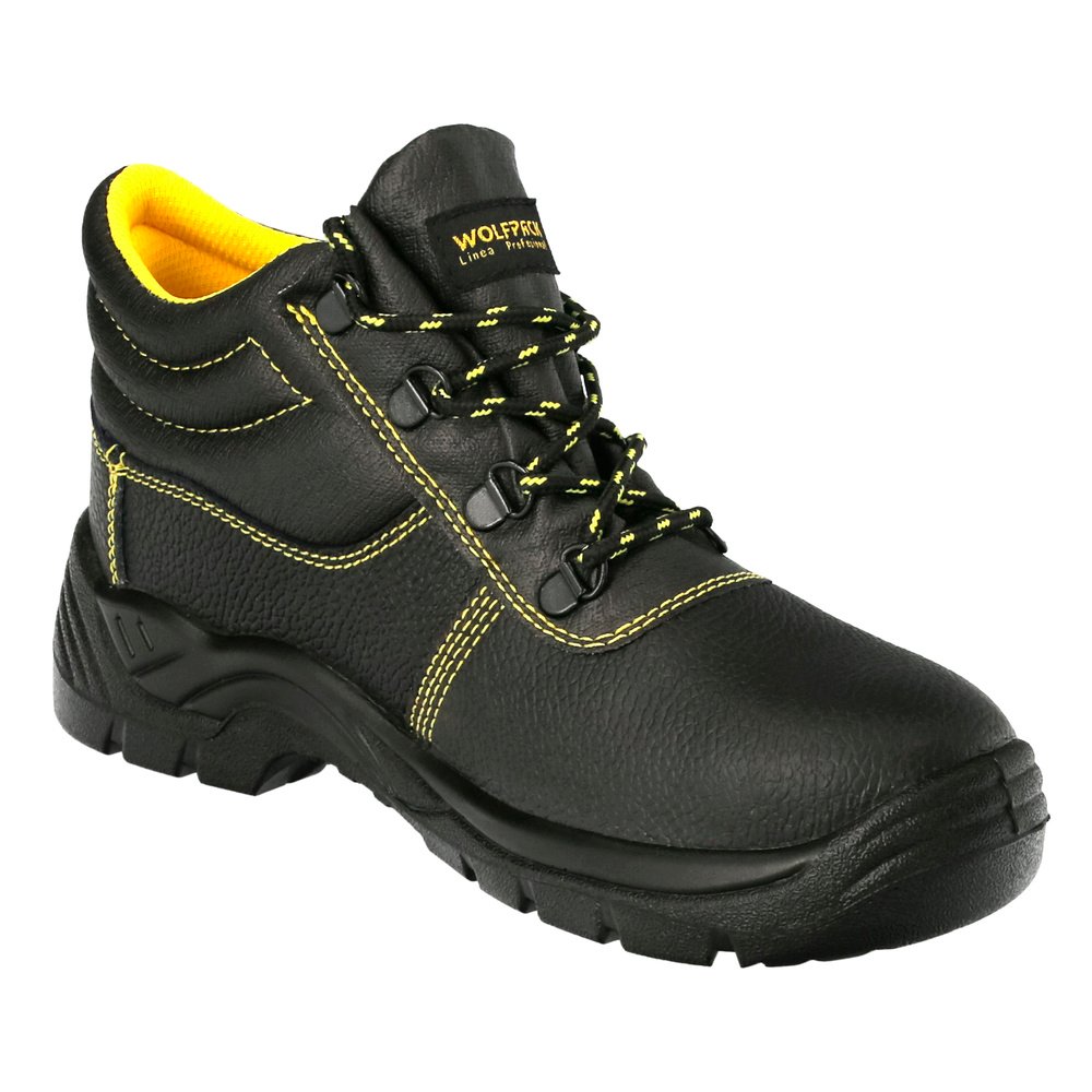 Botas Seguridad S3 Piel Negra Wolfpack Nº 42 Vestuario Laboral,calzado Seguridad, Botas Trabajo. (Par) - Imagen 2