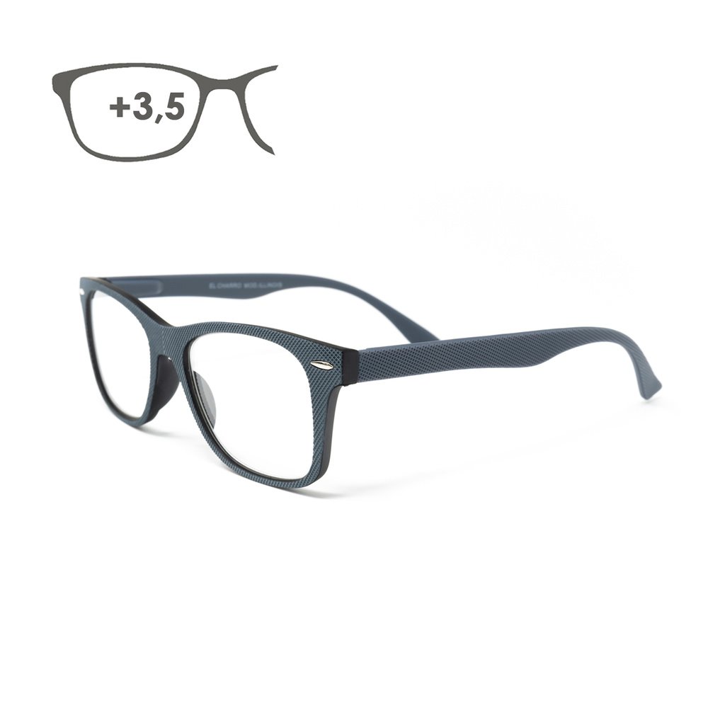 Gafas Lectura Illinois Gris Aumento +3,5 Gafas De Vista, Gafas De Aumento, Gafas VisiÃ³n Borrosa