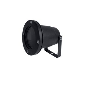 Foco HalÃ³geno Papillon IP54 JardÃ­n Con Soporte Negro