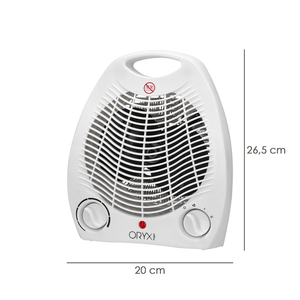 Termoventilador Ovalado 1000 / 2000w - Imagen 2