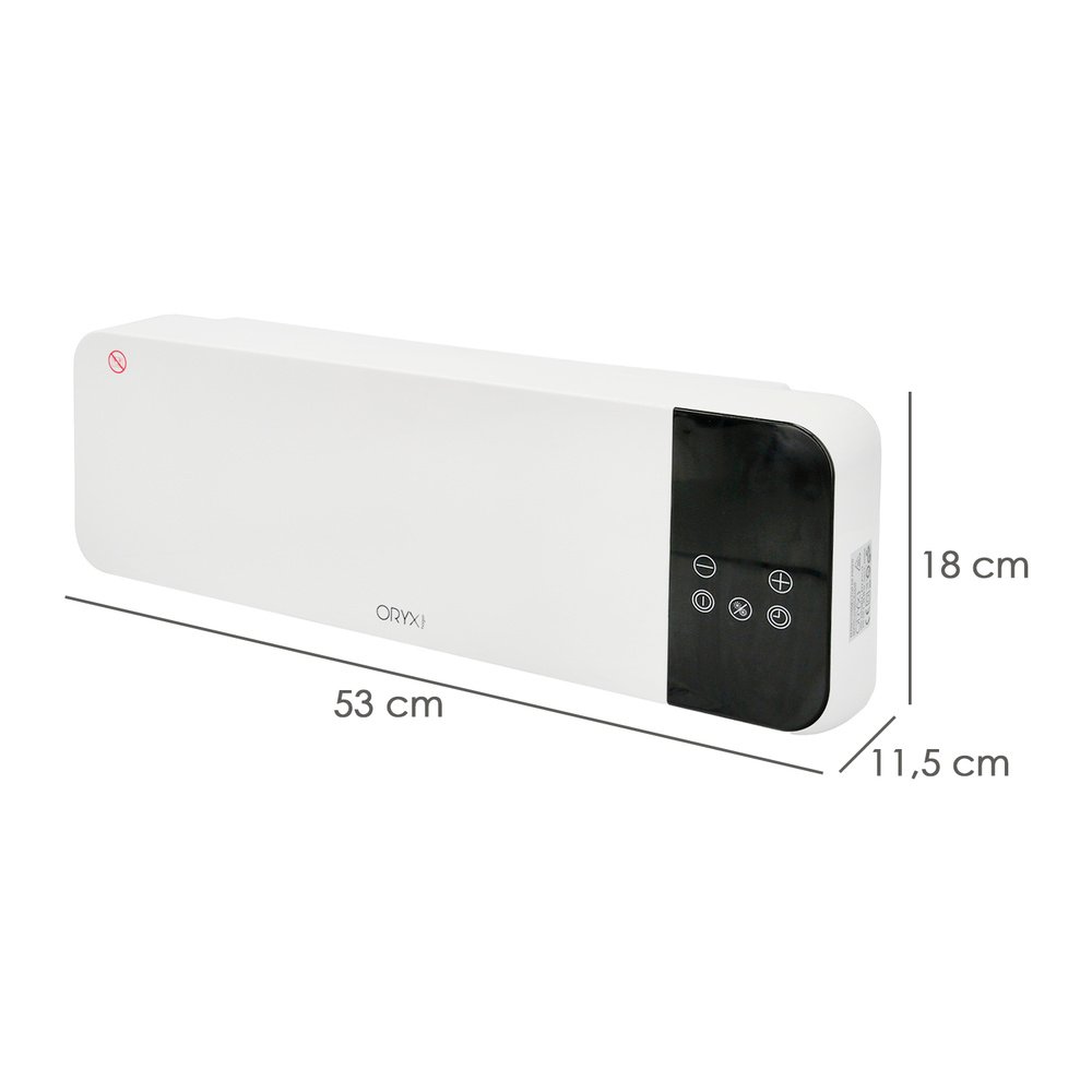 Termoconvector De Pared Split 1000 / 2000 Watt. - Imagen 2