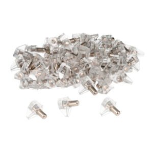 Soporte de Plastico Con Anclaje Metalico 5 Ã˜ mm. Para Estanterias / Estantes (Caja 100 Unidades)