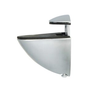 Soporte Pelicano Regulable Para Estante 1 / 20 mm. Cromo Mate (1 Pieza)